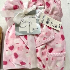 Valentines Women’s Pajama Set Pocket in Pink Size Small/Petite